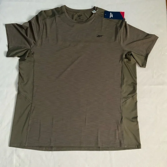Reebok Men's Olive Green T-Shirt Size XL - Picture 2 of 8